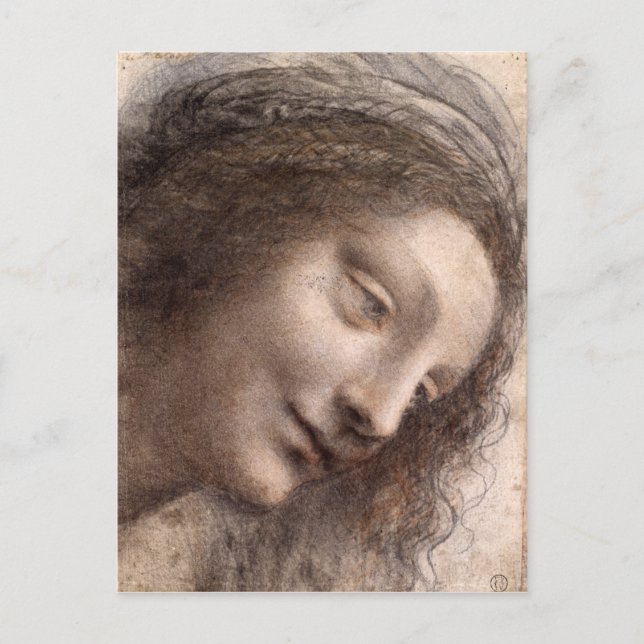 Head of Virgin Postcard (Front)