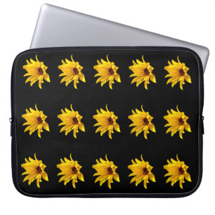Head of yellow daisy Helenium Laptop Sleeve