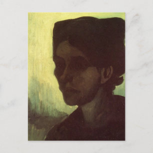 Head of Young Peasant Woman by Vincent van Gogh Postcard