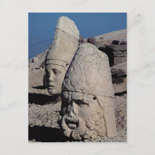 Head of Zeus-Oromandes and a goddess Postcard