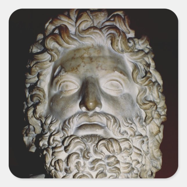 Head of Zeus Square Sticker (Front)