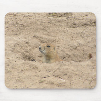 Head Out Of Burrow Mouse Mat