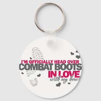 Head over Combat Boots Key Ring