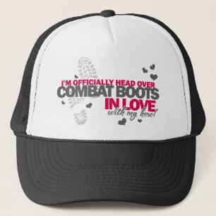 Head over Combat Boots Trucker Hat