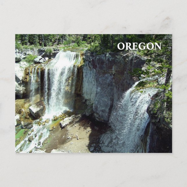 Head over falls postcard (Front)