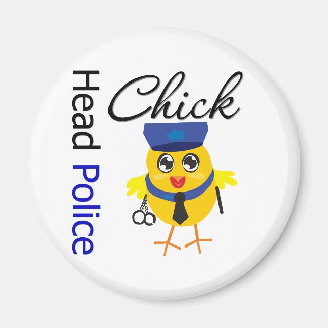 Head Police Chick Magnet (Front)