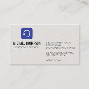 Head Set Business Card
