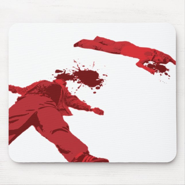 Head Shot Mouse Mat (Front)