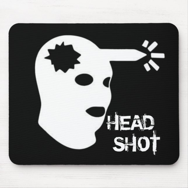 HEAD SHOT MOUSE MAT (Front)