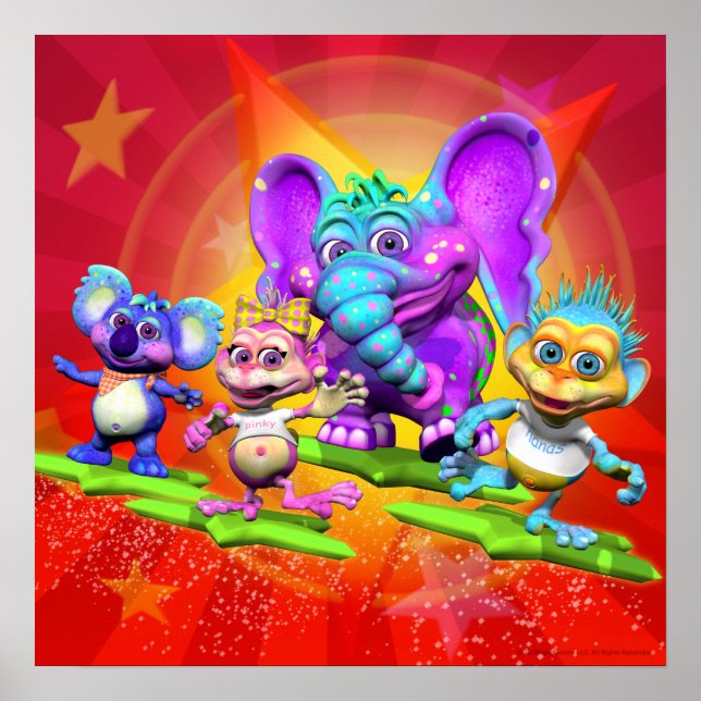 Head, Shoulders, Knees & Toes 18x18 Poster (Front)