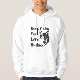 Head Siberian Husky Vintage Hoodie