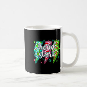 Head Start Lightning Christmas Checkered Graphic Coffee Mug