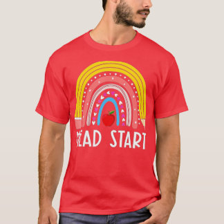 Head Start Rainbow Headstart Teacher First Day Of  T-Shirt