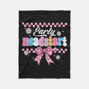 Head Start Teacher Back To School Early Learning M Fleece Blanket