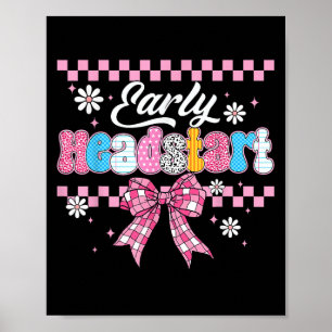 Head Start Teacher Back To School Early Learning M Poster