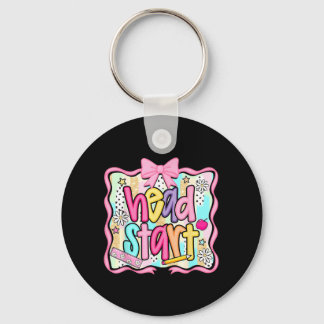 Head Start Team Homeschool Teacher Headstart Back Key Ring