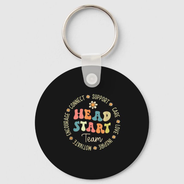Head Start Team Homeschooling Teacher Back To Scho Key Ring (Front)