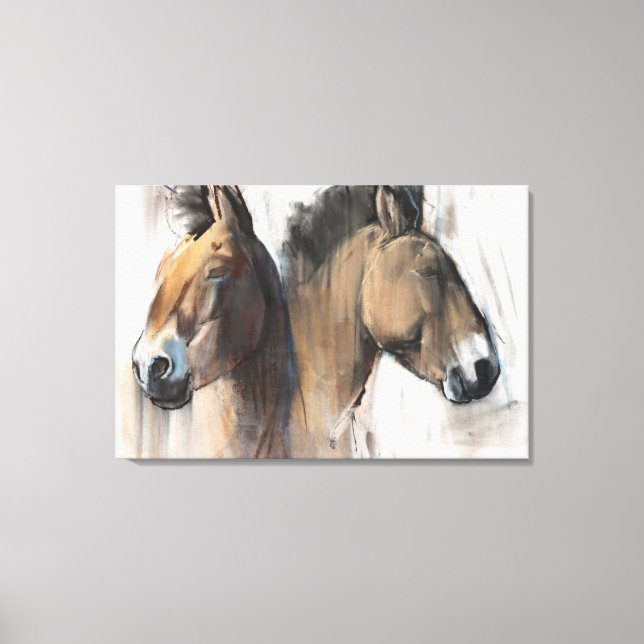 Head Study Canvas Print (Front)