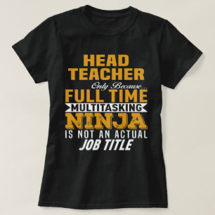 Head Teacher T-Shirt