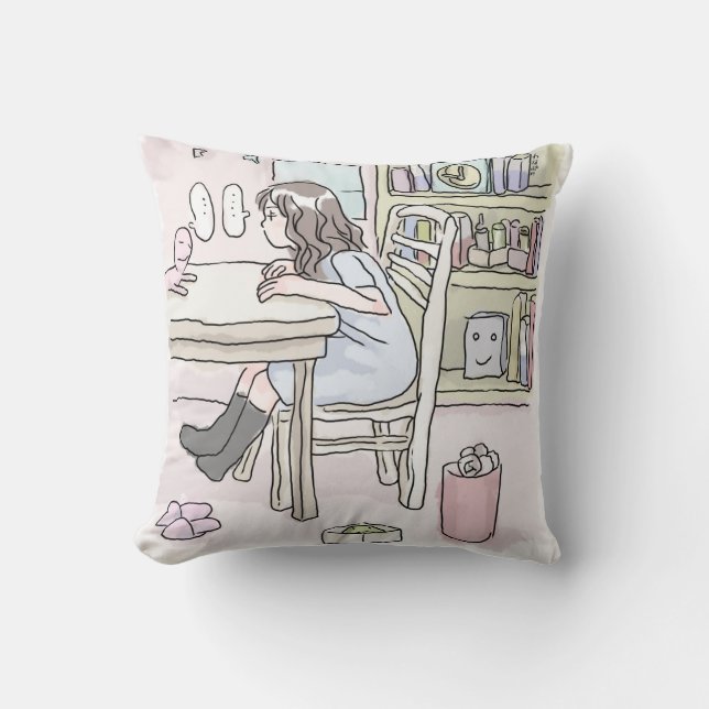 head to a table cushion (Front)