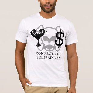 Head to Connecticut Skull Black T-Shirt