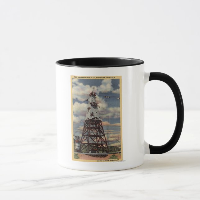 Head Tower, Mixing Plant, Shasta Dam Mug (Right)
