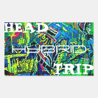 HEAD TRIP HYBRID RECTANGULAR STICKER