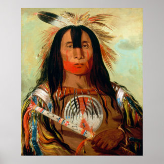 Head war chief of the Blood Indians. Poster