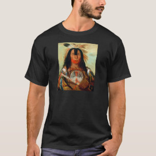 Head war chief of the Blood Indians. T-Shirt