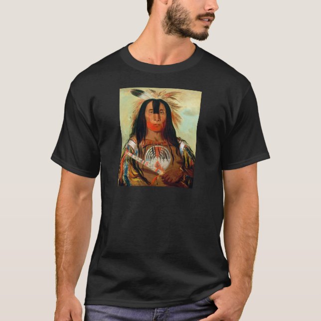 Head war chief of the Blood Indians. T-Shirt (Front)
