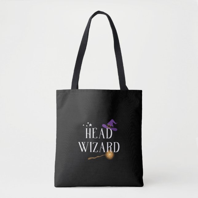 Head Wizard - Family Matching Halloween  Tote Bag (Front)