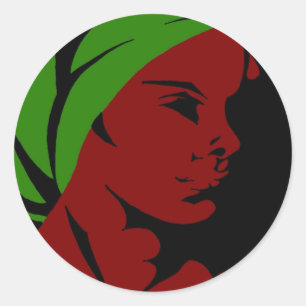 Head Wrap 3 (Paint.net) Classic Round Sticker