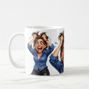 Headache Woman Coffee Mug