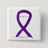Headaches Awareness Ribbon Custom Pin