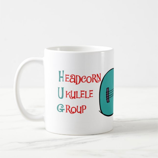 Headcorn Ukulele Group Mug (HUG MUG!) (Left)