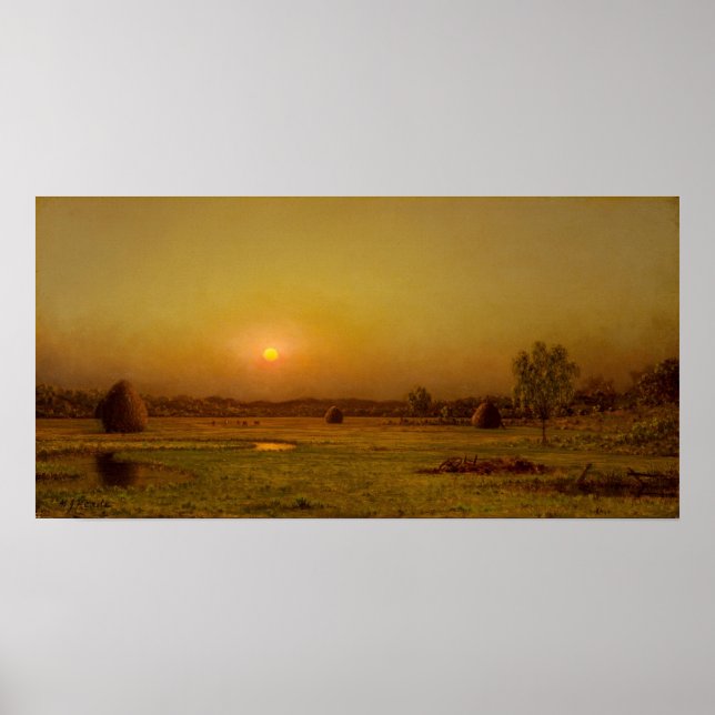 Heade - Marsh Sunset Newburyport Poster (Front)