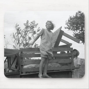 Headed to California, 1930s Mouse Mat