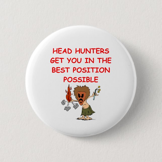 HEADHUNTER.png 6 Cm Round Badge (Front)