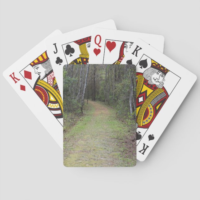 Heading Down The Trail Playing Cards (Back)