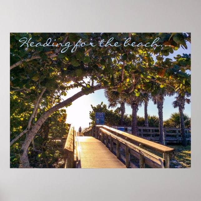 Heading for the Beach Print (Front)