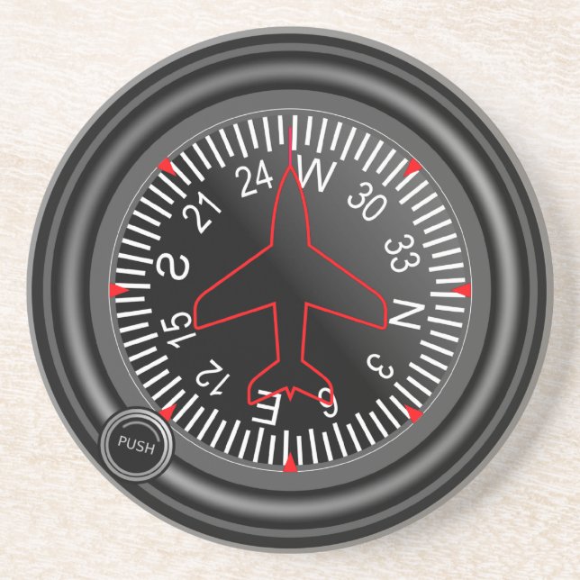 Heading Indicator Coaster (Front)