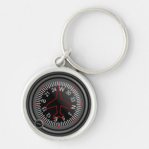 Heading Indicator Key Ring