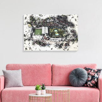 Headingley Cricket & Rugby Stadiums, Leeds Canvas Print