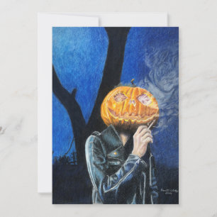 Headless Biker Flat Card