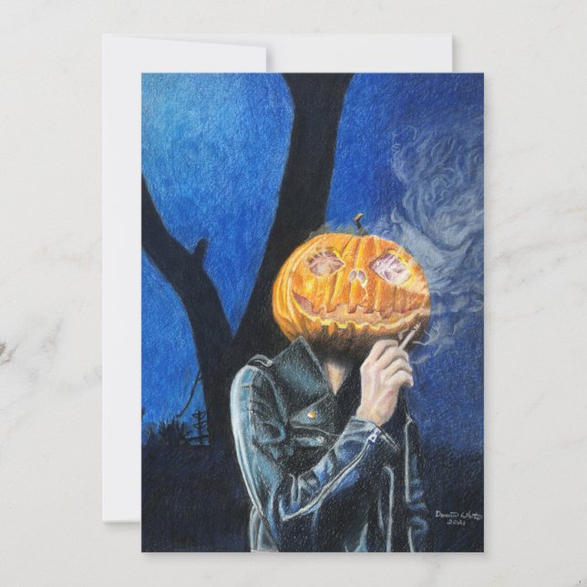 Headless Biker Flat Card (Front)