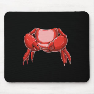 Headless Crab Costume Funny Fishing Crab Lovers Ha Mouse Mat