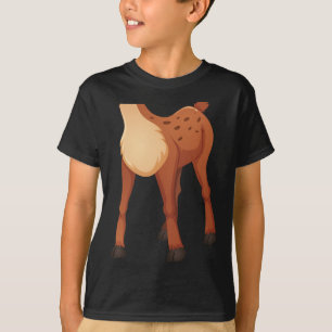 Headless Deer Lazy Diy Halloween Costume Fun Anima T-Shirt