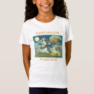HEADLESS HORSEMAN SCARECROW, GIRL'S JERSEY T-SHIRT