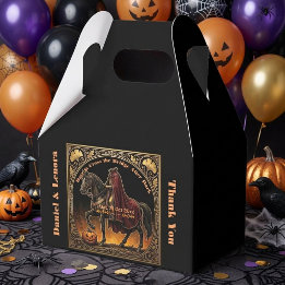 Headless Horseman Sleepy Hollow Dare to Cross Gold Favour Box