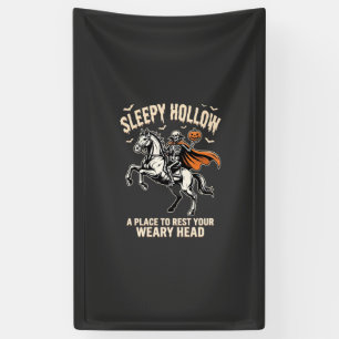 Headless Horseman Sleepy Hollow Halloween T-Shirt Banner